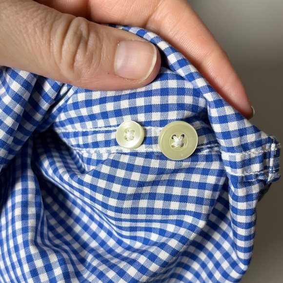 Abercrombie Muscle Check Gingham Button Down Shirt Sz L - Picture 6 of 8
